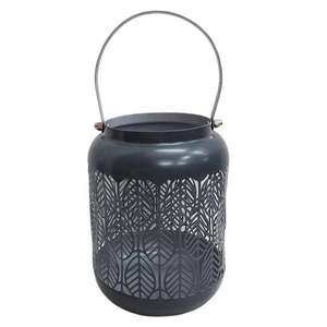 <b>Lantern</b> In Black Color Handmade Iron Round Shape Metal Hanging Home Decor <b>Lantern</b> Handmade <b>Candle</b> <b>Holder</b> - Product Image 5