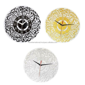 Acrylic Đồng Hồ Treo Tường Hồi Giáo Thư Pháp Hồi Giáo Quà Tặng Eid Món Quà Ramadan Trang Trí Nội Thất Hồi Giáo Đồng Hồ Treo Tường Nhà Hồi Giáo Vòng Đồng Hồ Treo Tường - Product Image 5