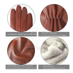 Guantes de Cuero Premium, Duraderos, Cómodos, Suaves al Tacto, Elegantes, Perfectos para Conducir en Invierno al Aire Libre, Guantes de Cuero de Alta Calidad - Product Image 6