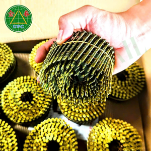 ตะปูเหล็กม้วนชุบสังกะสีโครเมตสีเหลืองเกรดอุตสาหกรรม ขนาด 2.2x45 มม. หัวลายตาราง/หัวเรียบ ก้านเรียบ - Product Image 4