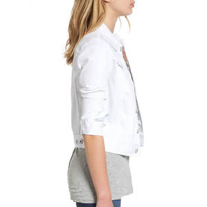 Chaqueta Vaquera para Mujer, Estilo Clásico Premium, Duradera, Cómoda, Ajustada, Prenda Exterior Moderna para Uso Diario - Product Image 6