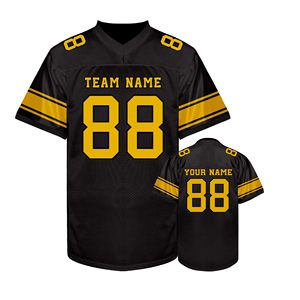 Wholesale American Football Custom Uniform Jersey Polyester Spandex Blend Custom Player Number Sports Performance Tackle Twill - Product Image 3