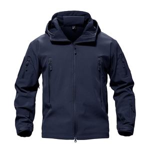Conception sur mesure nouvelle veste Softshell coupe-vent/résistante à l'eau pour hommes veste Softshell pour hommes noirs - Product Image 6
