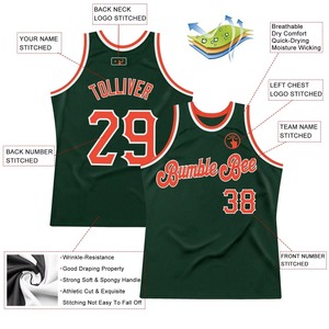 Maillot de basketball personnalisé pour homme, séchage rapide, respirant, en polyester, avec technologie de découpe automatisée, numéros noirs, grandes tailles - Product Image 4