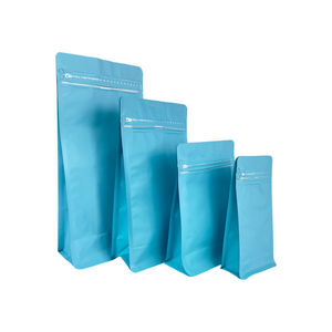 Empaques de café de plástico blando con fondo plano, impresos a medida, de 125g, 250g, 500g, 1kg, bolsas de café vacías con válvulas y cierres herméticos. - Product Image 5