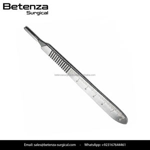 ด้ามมีดผ่าตัดคุณภาพดีที่สุด เบอร์ 3 ผลิตจากเหล็กกล้าไร้สนิมเยอรมัน SUS 420J1 สำหรับการผ่าตัด ใช้ร่วมกับใบมีดเบอร์ 10-16 ได้ - Product Image 5