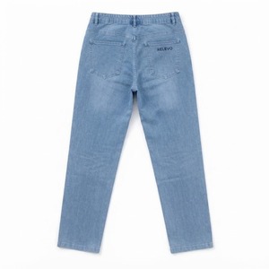 Pantalones Vaqueros Premium al por Mayor, Jeans Personalizados para Hombre y Mujer, Pantalones Casuales de Moda, Jeans de Algodón Vaquero de Pierna Recta y Corte Relajado - Product Image 2