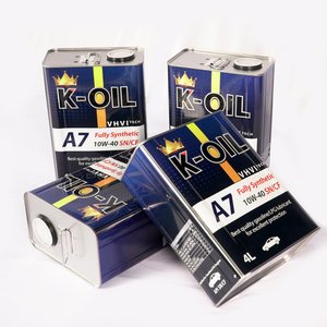 Venta directa al por mayor de aceite de motor 5W30/10W40 SN 4L 5L al precio más bajo. Se puede fabricar con marca OEM para todos los motores de gasolina. - Product Image 3