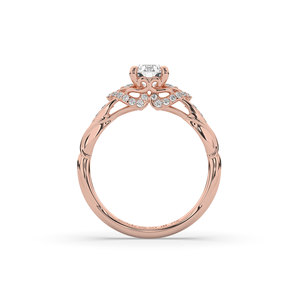 Bague légère de style unique avec diamant cultivé en laboratoire de 1,02 carat - Product Image 5