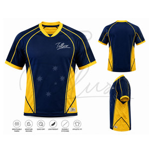 Camiseta de Rugby Transpirable para Hombre, Camisetas de Rugby con Estampado de Equipo, Ropa Deportiva de Secado Rápido, Camiseta de Rugby Personalizada - Product Image 3