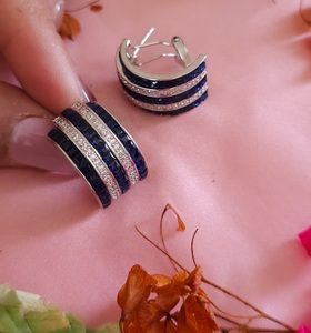 Elegantes pendientes Kundan auténticos, pendientes chapados en oro de la mejor calidad para mujeres, ropa tradicional, ropa de boda, para mujeres y niñas. - Product Image 4