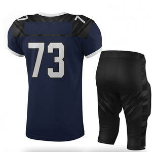Uniforme de football américain coupe athlétique, matière extensible légère, conçue pour une mobilité, une vitesse et un confort optimaux pour les joueurs, OEM - Product Image 2