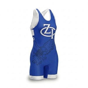 Combinaisons de lutte personnalisées par sublimation pour femmes et filles, uniforme de lutte pour compétition - Product Image 2