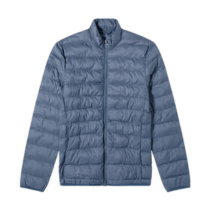 Oem Polyester Print Logo Oversized Light Weight Man Hooded Full Zip Waterproof Warm Outdoor Puffer Coat <b>Duck</b> <b>Down</b> Outdoor <b>Jacket</b> - Product Image 1
