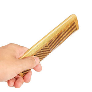 หวีไม้ไผ่และพลาสติกแบบใหม่ ดีไซน์รักษ์โลก ซี่กว้าง ลายไม้ด้าน สำหรับร้านตัดผม ช่างทำผม ใช้ตัดแต่งทรงผม - Product Image 5