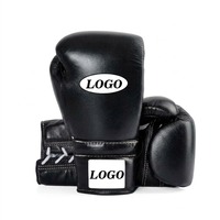 Ensemble de boxe personnalisable, équipement d'entraînement blanc, gants de boxe à lacets, cuir véritable, ensemble de boxe pour adultes
