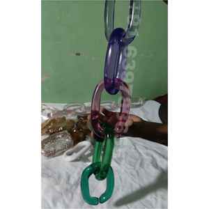 Bulk Resin Chain Oval Link Wall Mounted Decor Material Variety Color <b>Interior</b> Room Background Installation Ornament <b>Accessories</b> - Product Image 5