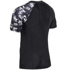 Maillots de compression personnalisés pour hommes, Rash Guard BJJ MMA, imprimés en sérigraphie, en Spandex/Polyester 180g, respirants, marque personnalisée - Product Image 2