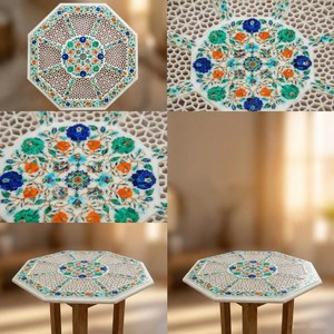 Bandeja Decorativa con Incrustaciones de Hueso, Bandeja de Lujo Hecha a Mano con Textura para Decorar Mesas de Centro, Disponible a un Precio Accesible - Product Image 6