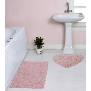 Custom 100% Cotton Highly Absorbent Jacquard Hotel Bath <b>Mat</b> White Soft Cotton Floor Towel - Product Image 1