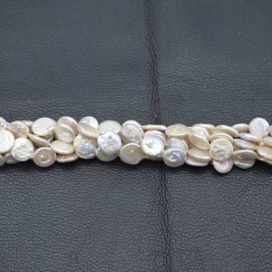 Collier de perles de style classique en perles de culture d'eau douce naturelles de 12 mm et 14 mm, perles rondes, perles blanches, bijoux de mariage pour femmes - Product Image 4