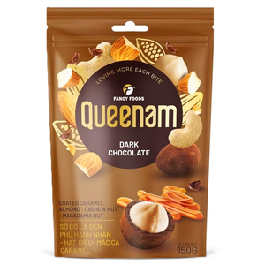 ช็อกโกแลตดรากีคุณภาพดีที่สุด ขายส่งแบบ OEM/ODM ขนมคุณภาพสูง ฮาลาล ช็อกโกแลตดำเคลือบคาราเมล อัลมอนด์ เม็ดมะม่วงหิมพานต์ แมคคาเดเมีย นัท 150 กรัม - Product Image 1