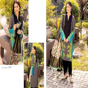 Charizma Brand Luxury Heavy Embroidery Work Salwar Kameez High Quality <b>Wedding</b> Wear for Indian & Pakistani Lawn Fabric - Product Image 2