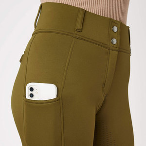 Pantalons d'équitation pour femmes imprimés sur mesure, 100% polyester, respirants, séchage rapide, pour l'entraînement équestre, la compétition, l'extérieur - Product Image 4