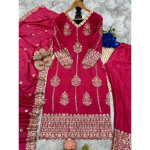 Ensemble Dupatta pour femme avec broderie lourde - Product Image 2