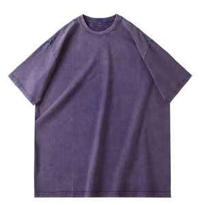 Fabricant de t-shirts personnalisés en coton lourd 380 gsm, coupe ample, avec impression et broderie de logo sur mesure - Product Image 5