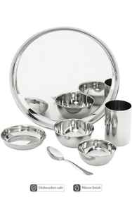 Vajilla Clásica Bold Blossom Ecológica, Apta para Lavavajillas, Desechable, Aislada, de Acero Inoxidable para Campamento, Venta al por Mayor en India - Product Image 2