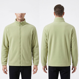 Veste à capuche unisexe en polaire premium 320 GSM, fermeture éclair intégrale, douce, chaude, imperméable, respirante, hiver, OEM ODM - Product Image 4