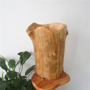 Cubo de Madera Rústico Tallado a Mano para Decoración del Hogar, Estilo Rústico, para Interiores y Exteriores, por MULTI CRAFT - Product Image 5