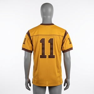 Custom American Football Jersey Men's Gold <b>Brown</b> Sublimation Team Uniform Wholesale Athletic Activewear Sportswear - Product Image 4