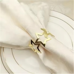 Elegante Anillo de Servilleta Metálico para Decoración de Banquetes, Arreglos de Mesa de Boda y Presentaciones de Eventos - Product Image 6