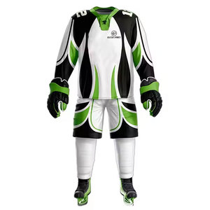 Uniforme de hockey sur glace le plus vendu au prix d'usine, uniforme de hockey sur glace doux au toucher, en gros, pour hommes, avec service OEM - Product Image 1