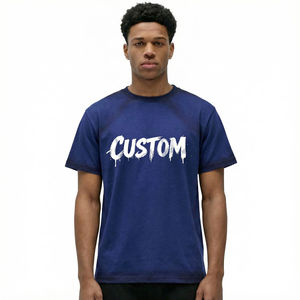 Camisetas de Pareja con Estampado Gótico Retro, Estilo Hip-Hop, Lavado a la Piedra Oscuro - Product Image 2