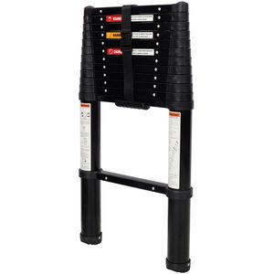 12.5FT Telescopic Aluminum Extension <b>Ladder</b> with Non-Slip Feet Portable Household Safety Slow Function <b>Ladder</b> - Product Image 2