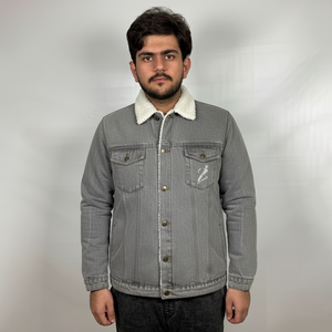 Top Selling OEM <b>Men</b> <b>Denim</b> <b>Jacket</b> High Quality Washed Vintage Cotton Button Fly Casual <b>Denim</b> <b>Jacket</b> for man - Product Image 4