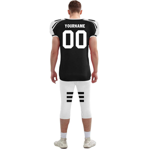 Ensemble d'uniformes de football américain haut de gamme pour équipes, fabriqué en usine OEM – Maillots et pantalons personnalisés pour clubs, écoles et ligues – Équipement de football haute performance - Product Image 4