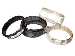 การออกแบบที่ดีที่สุดสำหรับงานหมั้นปาร์ตี้เครื่องประดับเขาควายทำด้วยมือสำหรับผู้ชายกำไลเขาจากอินเดีย - Product Image 4