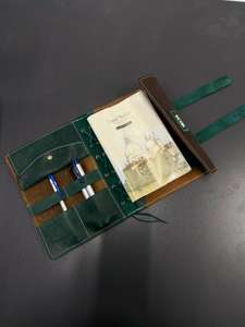 Couverture de carnet en cuir professionnelle, étui pour journal d'écriture, support rechargeable pour cadres NBC-0108 - Product Image 3