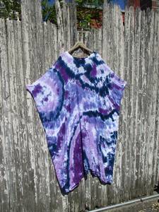 Beautiful Elegant Handmade Indian Viscose <b>Kaftan</b> Women Three Quarter Sleeve Long Maxi Tie Dye Straight <b>Summer</b> V-neck Wholesale - Product Image 2