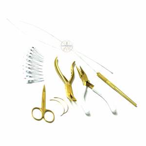 ชุดอุปกรณ์ต่อผมสแตนเลสแบบเย็บมือ พร้อมคีม - Product Image 3