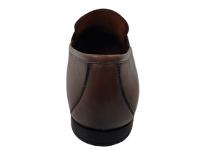 Mocasines de Cuero Marrón para Hombre Dlords, con Punta Descubierta, Acolchados, con Absorción de Impactos, para Oficina y Trabajo, Suela de Goma, Diseño Sólido, EVA - Product Image 5