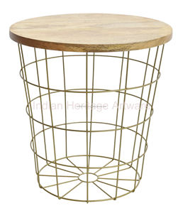 Ensemble de tables gigognes de style moderne pour le salon, meubles, tables basses en métal, tables d'appoint avec table d'organisation en fer - Product Image 6