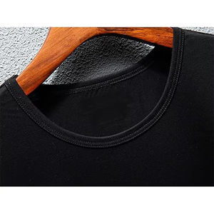 T-shirt pour homme en jersey 100% coton, col rond, coupe ample, manches courtes, respirant, séchage rapide, streetwear - Product Image 4