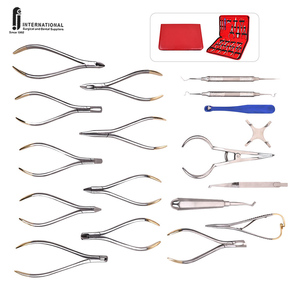 Juego de Pinzas Quirúrgicas Dentales de Ortodoncia Manuales de Alta Calidad, 18 Piezas, Acero Inoxidable, Ligeras, Reutilizables - Product Image 5