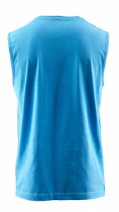 Débardeur de sport pour homme, coupe musclée, sans manches, pour fitness, entraînement, musculation, en polyester tricoté, couleur unie - Product Image 2