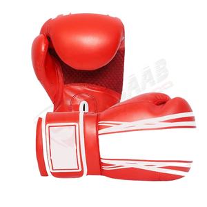 Rouge-Blanc Kickboxing-Grappling Target-Gant de boxe en cuir pour jeunes Wholesales Fighting-Sparing Fitness Training Gants de boxe - Product Image 5